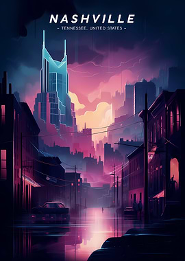 Nashville Downtown view