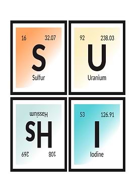 Sushi Table of Elements