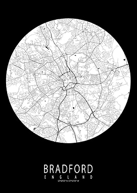 Bradford Map Full Moon