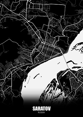 Saratov Russia Map