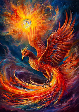Abstract phoenix