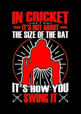 In cricket its not about t