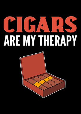 Cigars my Therapy Nicotine