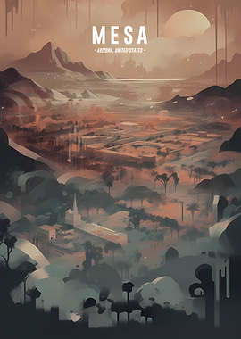 Mesa Cityscape landscape