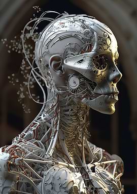 Cyborg Porcelain Female