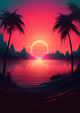 Tropical Beach Sunset