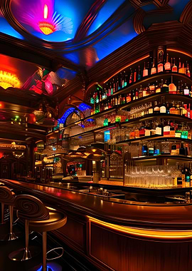 Lively Bar Scene