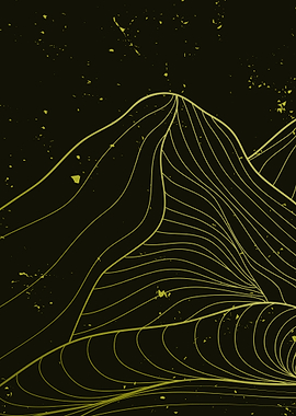 MOUNTAIN LINE ART