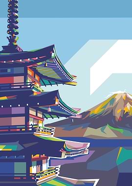 Japanese House Popart