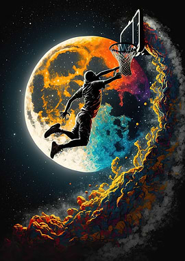 Basketball Sport Colorful