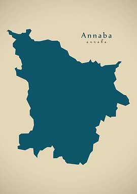 Annaba province map