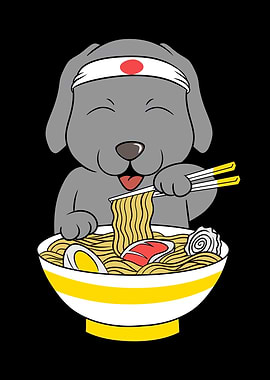 Weimaraner Ramen