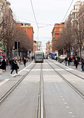 Tram Line of Nice France
