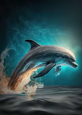 dolphins jumping