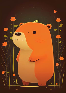 Cute Capybara Animal