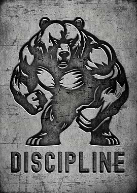 Discipline Gym Bear