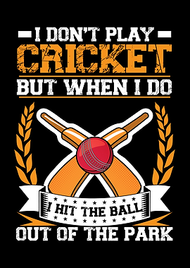 I hit the ball out of the