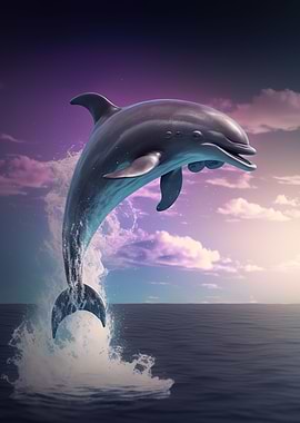 dolphins jumping