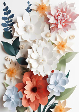 Paper flowers
