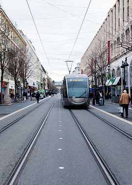 Tram Line of Nice France