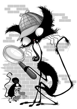 Cat Sherlock Holmes Parody