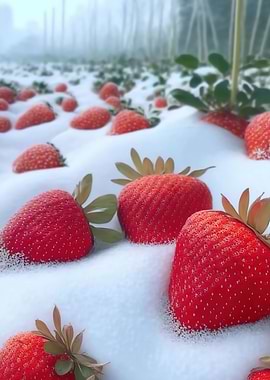 red strawberries