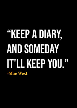 Mae West Quote