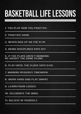 basketball life lessons