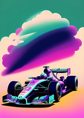Formula 1 Neon Style