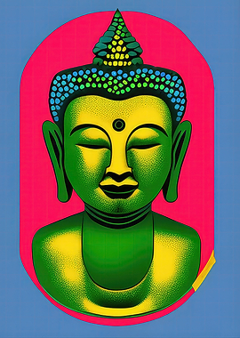 Pop Art Buddha 07