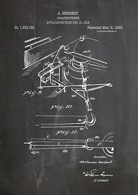 Graphophone patent 1920