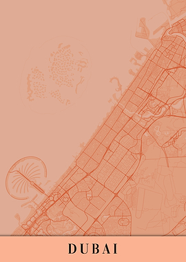 Dubai Orange Map