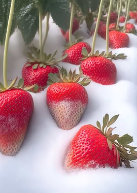 red strawberries