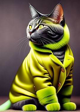 THE CAT WEARS THE COAT