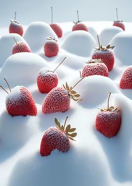 red strawberries