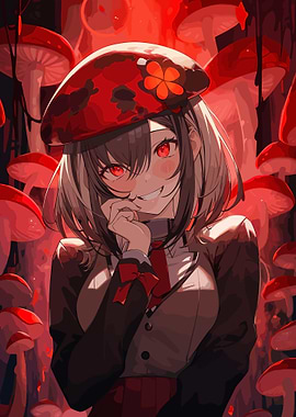 Anime Mushroom Girl