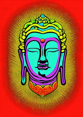 Pop Art Buddha 05