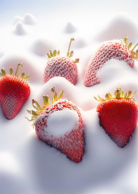 red strawberries