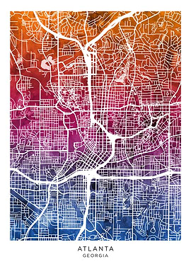 Atlanta Georgia Map