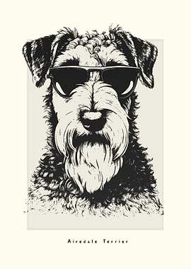 Airedale Terrier Sketch