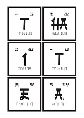 Thai Tea Periodic Table
