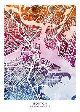 Boston Massachusetts Map