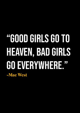 Mae West Quote