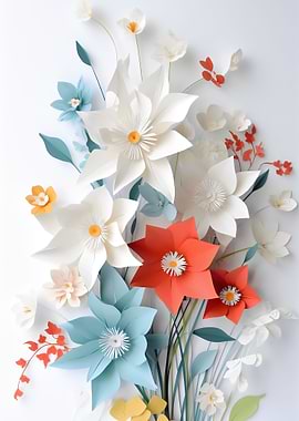 Paper flowers