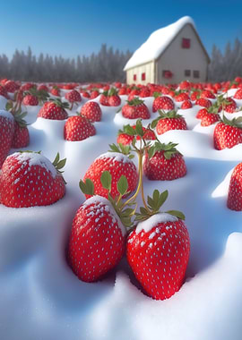 red strawberries