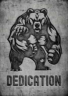 Dedication Gym Bear