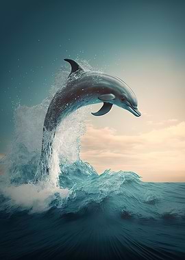 dolphins jumping