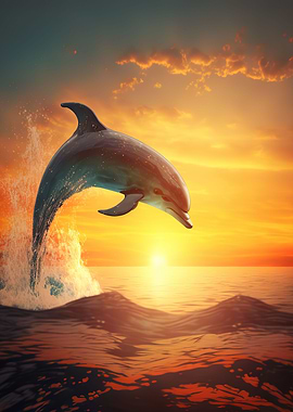 dolphins jumping