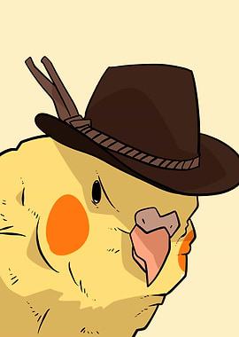 cowboy bird