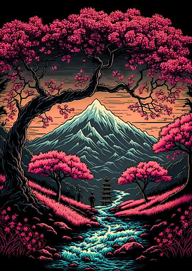 cherry blossom japan magi